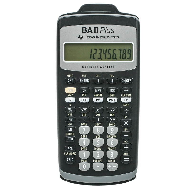 TI, Calculators, Tech, Financial, TI-BAII Plus, 20470